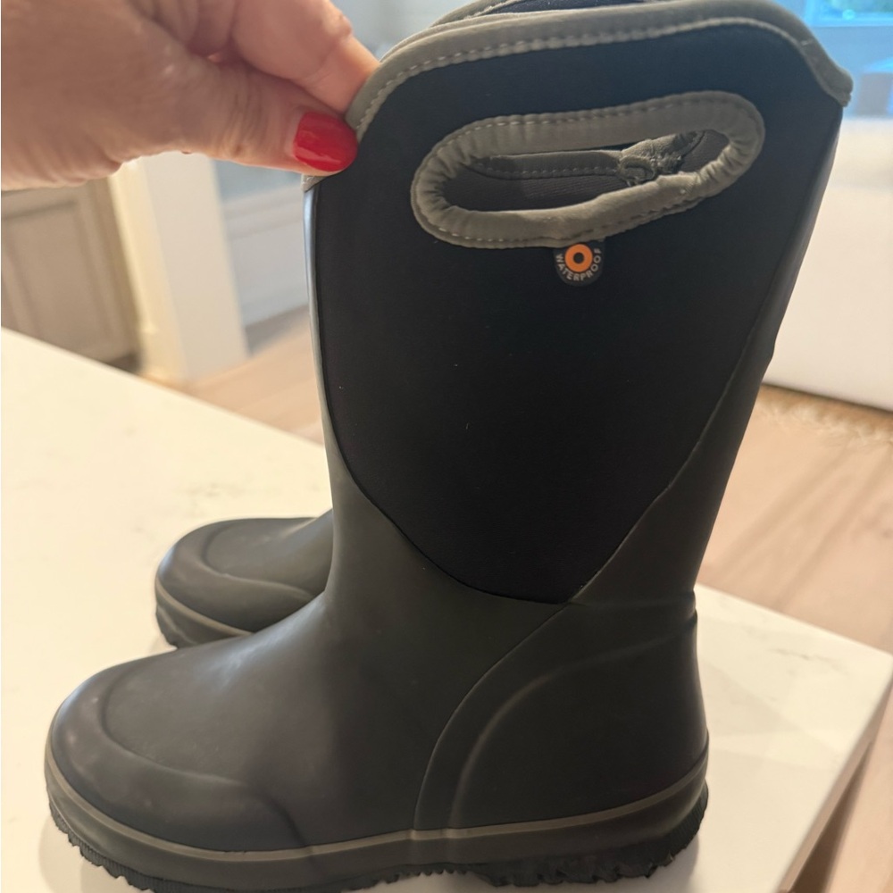 Bogs Black Kids Rain & Snow Boots
